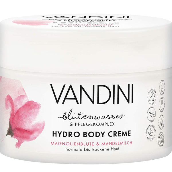 VANDINI HYDRO Body Creme Magnolienblüte & Mandelmilch 3 x 200 ml