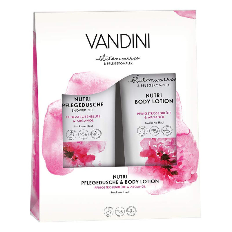 VANDINI NUTRI Gift Set Peony Blossom & Argan Oil 2 x 200 ml