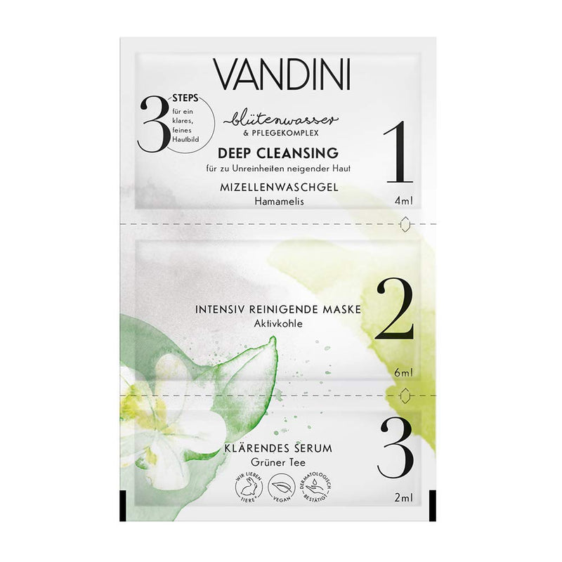 VANDINI DEEP CLEANSING 3-Step Maske 12 ml
