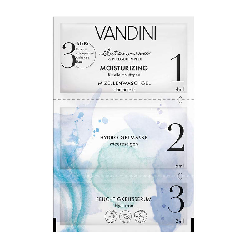 VANDINI MOISTURIZING 3-Step Mask 12 ml