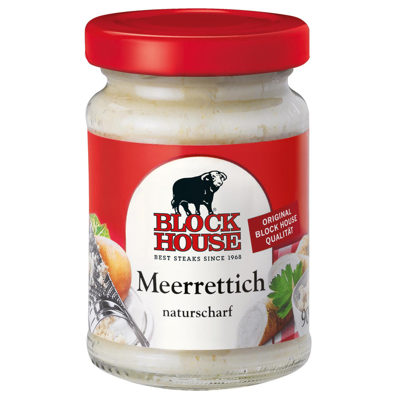 Block House horseradish naturally hot 90g
