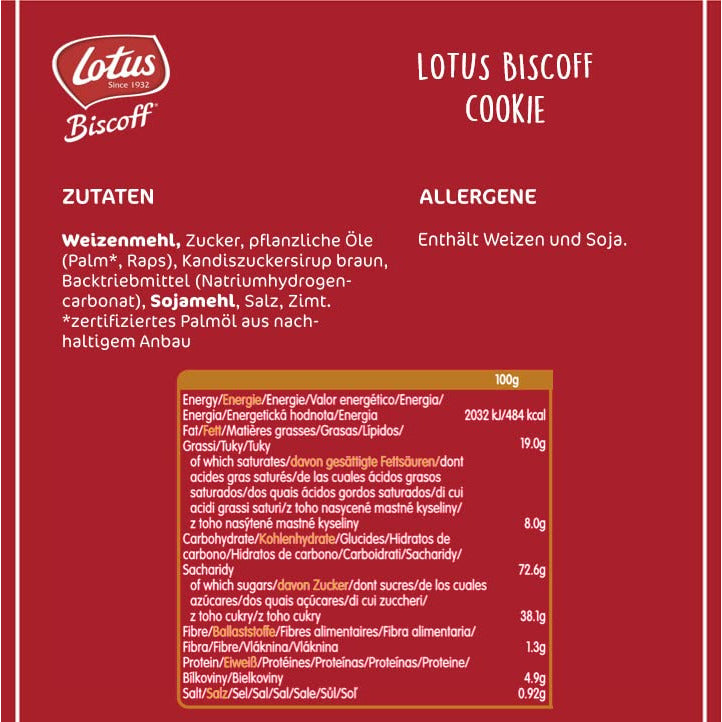 Lotus Biscoff Karamellgebäck Dispenser 150 Stück (938g)