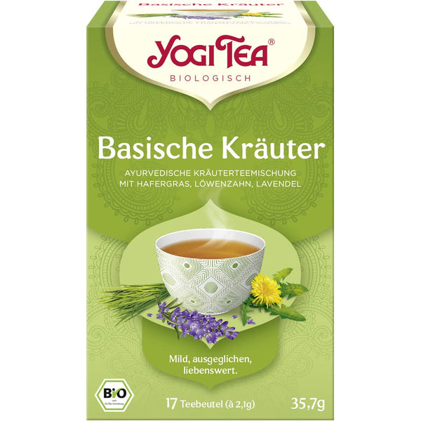 Yogi Tea, Bio Basische Kräuter, 17 Teebeutel - 35,7g
