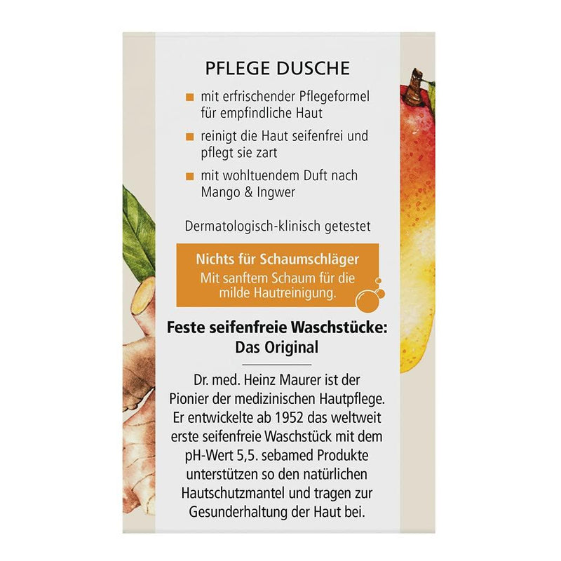 Sebamed feste Dusche Pflege Dusche Mango & Ingwer 100g