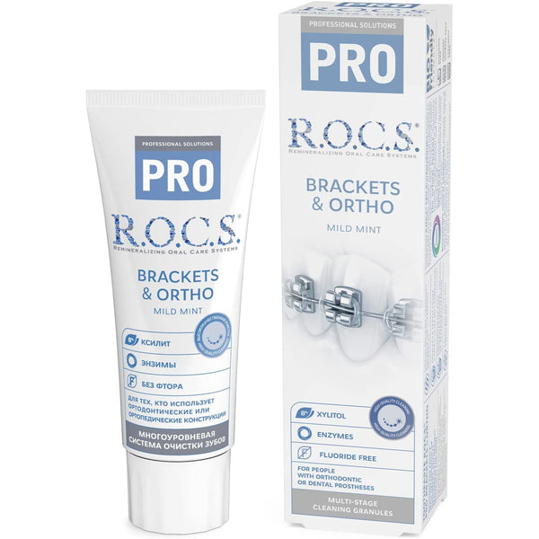 ROCS Pro Brackets & Ortho Zahncreme 74g