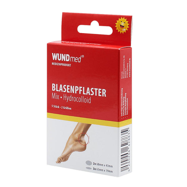 Wundmed blister plaster hydrocolloid mix 5-piece