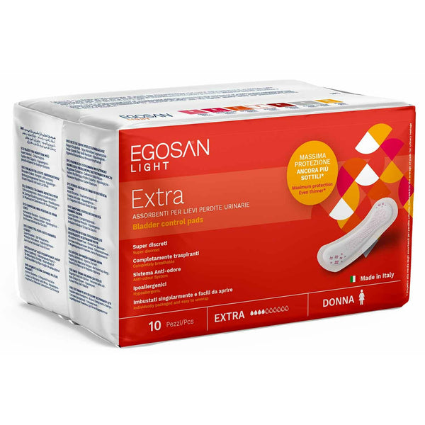 Santex Egosan light extra incontinence pads pack of 10