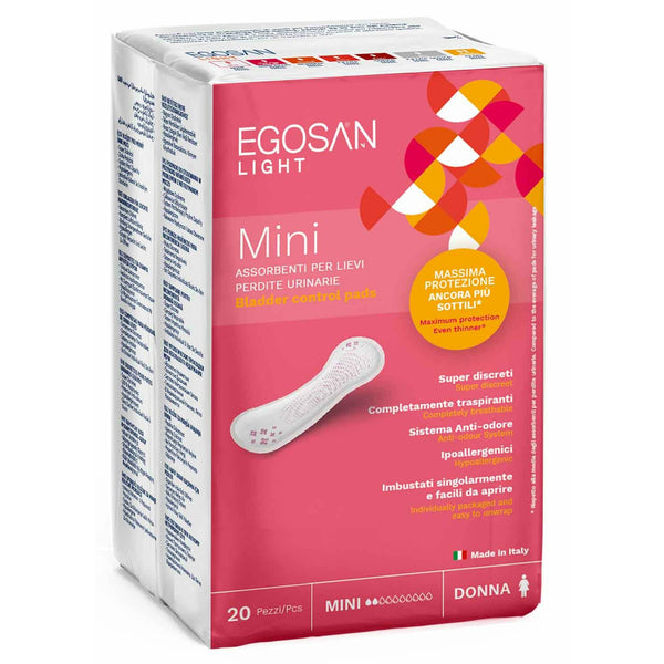 Santex Egosan light mini incontinence pads pack of 20