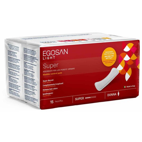 Santex Egosan light super incontinence pads pack of 15