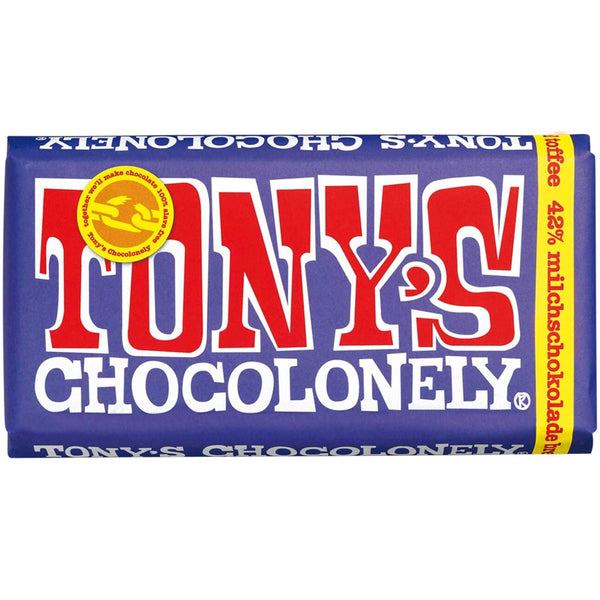 Tony´s Chocolonely - Vollmilchschokolade mit Brezel und Toffee, 180g