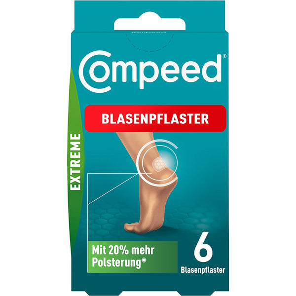 Compeed Blasenpflaster Extrem Medium 6,8 x 4,2 cm, 6 Stück