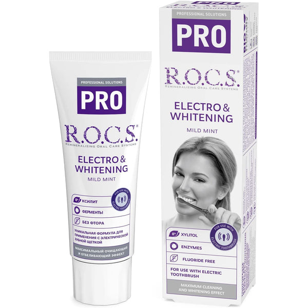 ROCS Pro Electro & Whitening Zahncreme 74g