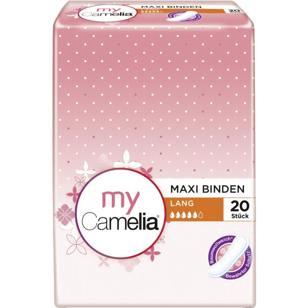 Camelia Maxi Pad Long Pack of 20