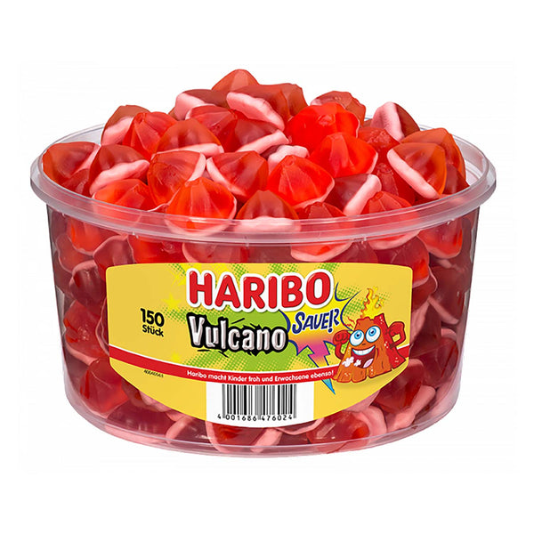 Haribo Vulcano Sauer 150 Stk Dose