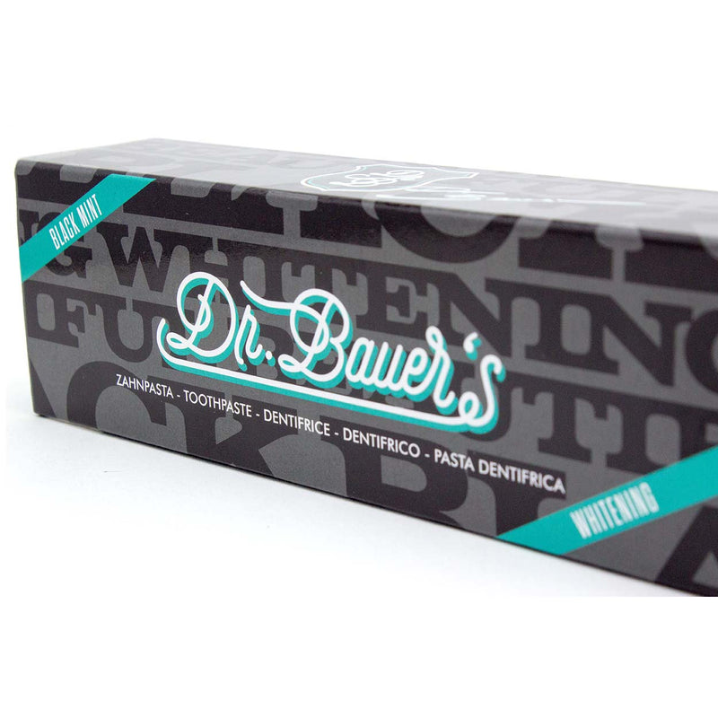 Dr. Bauers Black Mint Whitening schwarze Zahnpasta 75ml