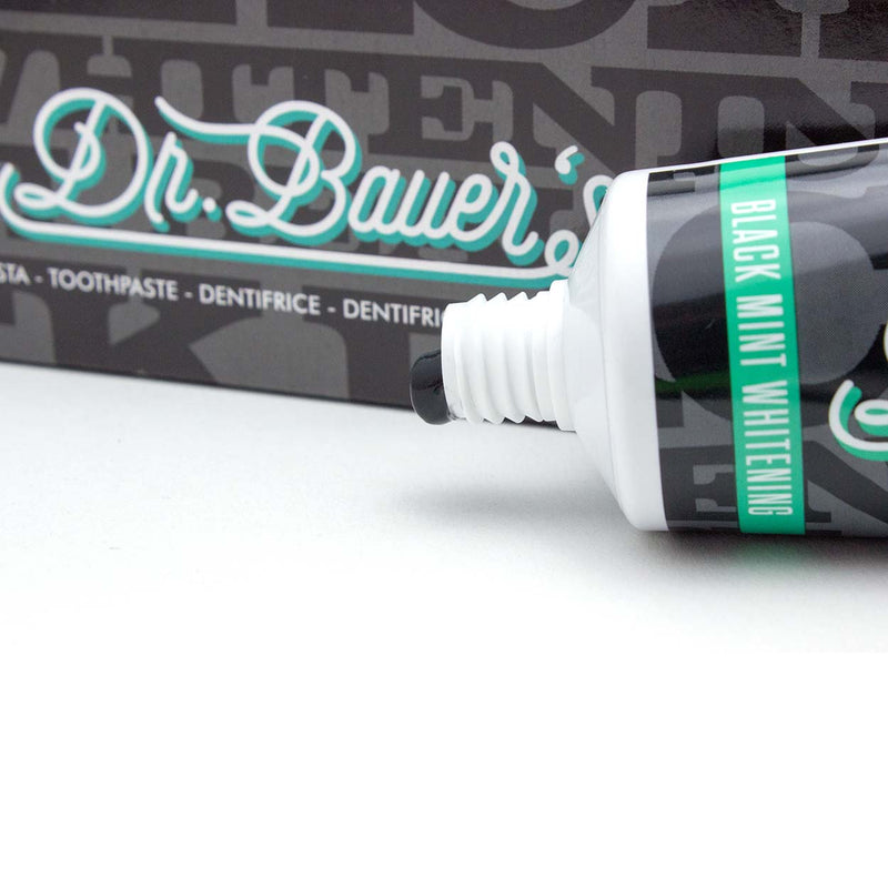 Dr. Bauers Black Mint Whitening schwarze Zahnpasta 75ml