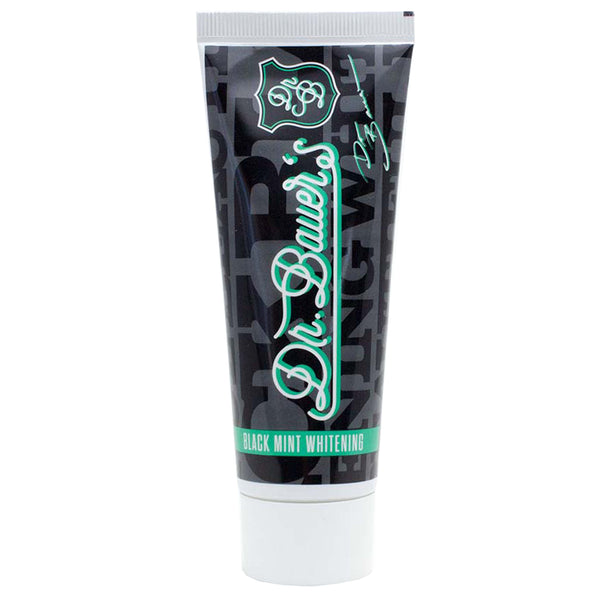 dr Bauers Black Mint Whitening black toothpaste 75ml