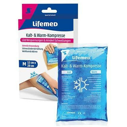 Lifemed Kalt- & Warm-Kompresse blau Größe M 20 cm x 12 cm