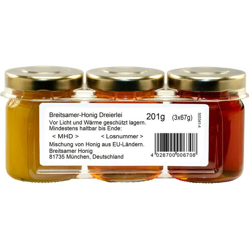 Breitsamer-Honig Dreierlei 3x 67g