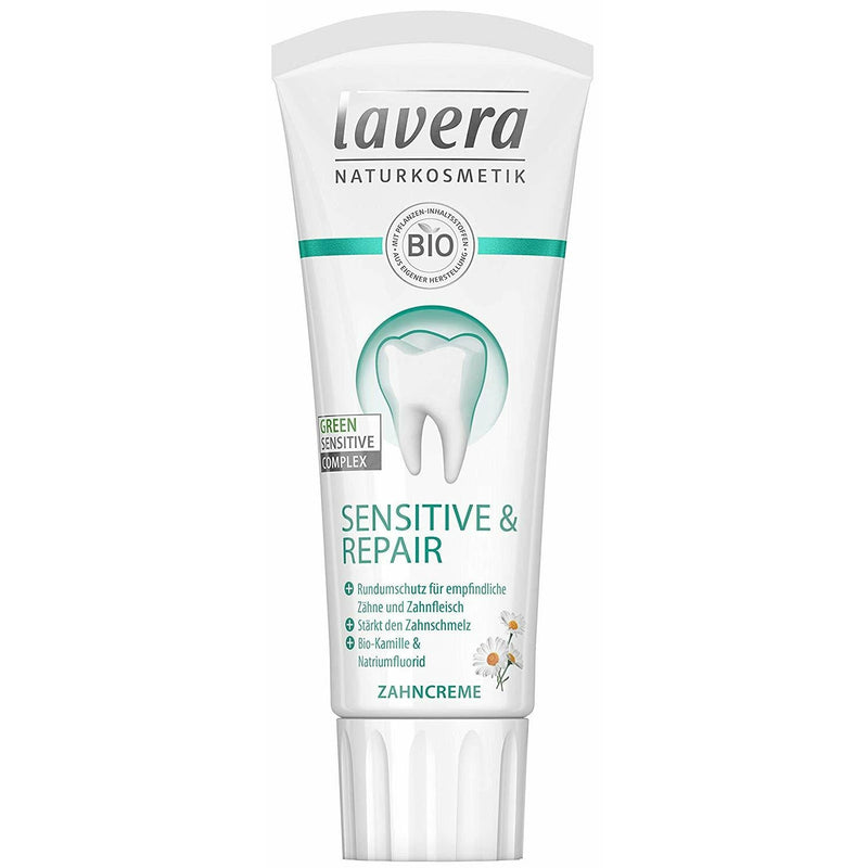 Lavera Toothpaste Sensitive & Repair with organic chamomile & sodium fluoride 75ml
