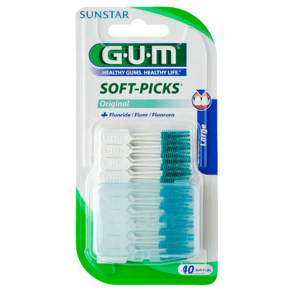 GUM® SOFT-PICKS® Interdentalbürsten large 40 Stück Packung