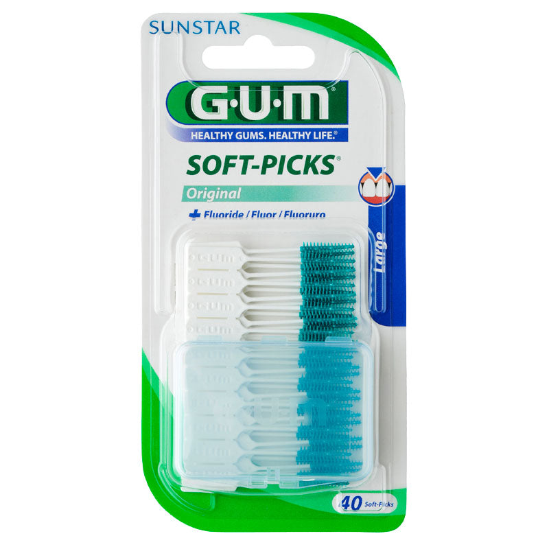 GUM SOFT-PICKS interdental brushes large 40 piece pack