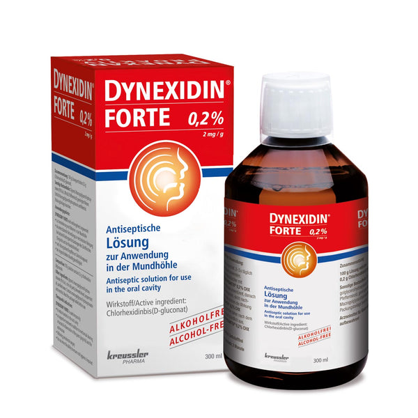 Dynexidin Forte Mouthwash 0.2% CHX 300ml