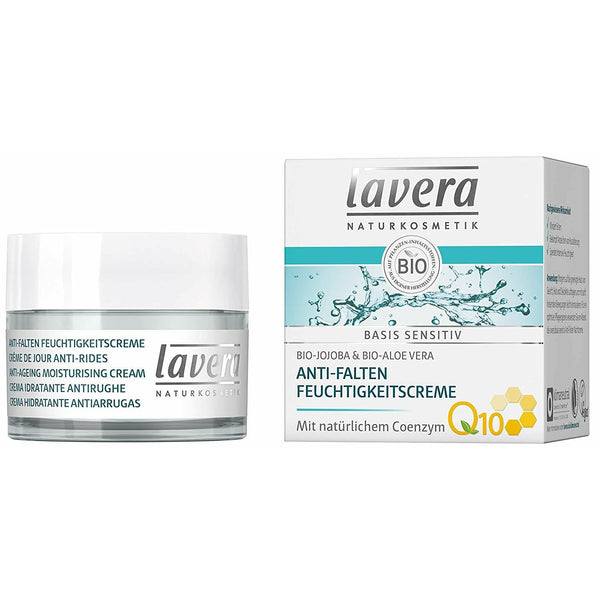 Lavera Basis sensitiv Anti-Falten Feuchtigkeitscreme mit Coenzym Q10 50ml