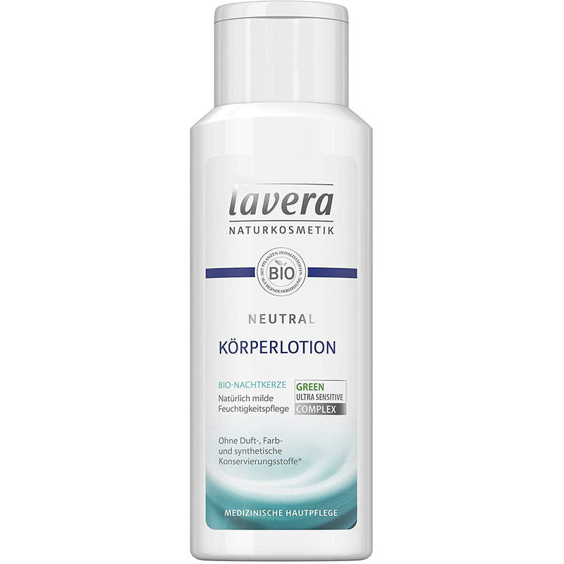 Lavera Bodylotion Neutral Körperlotion mit Bio-Nachtkerze & Bio-Jojoba 3er Vorteilspack (3 x 200ml)