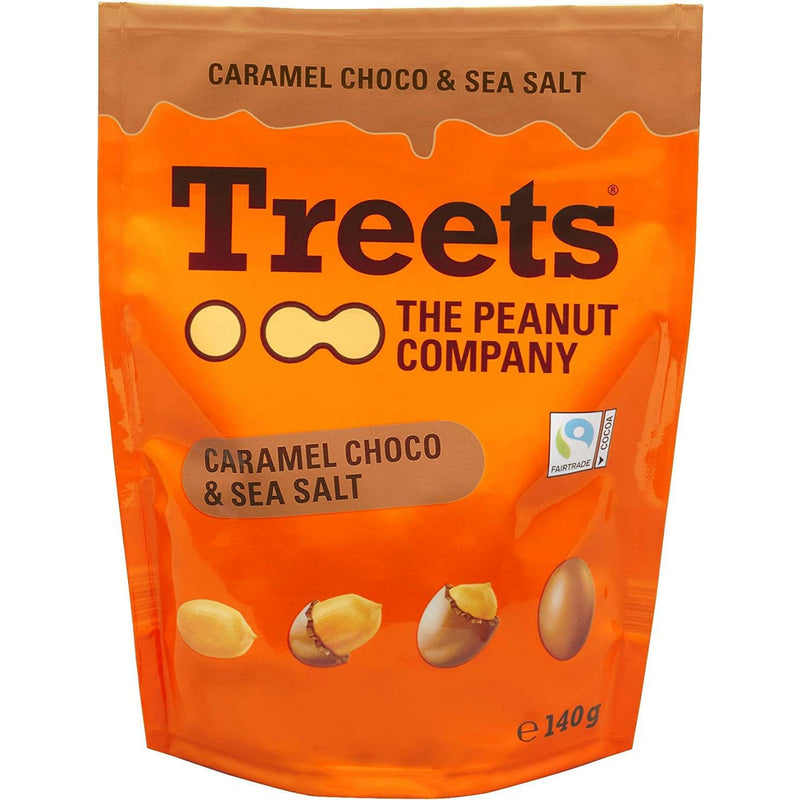 Treets Peantus Choco Caramel & Sea Salt 140g