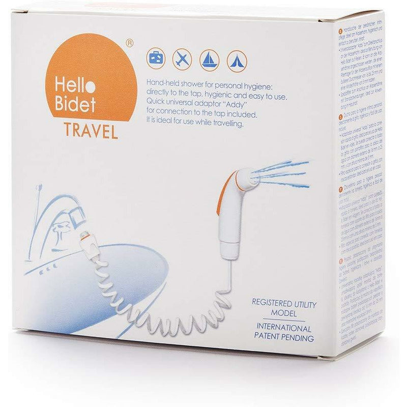 HELLO BIDET TRAVEL - tragbares Bidet für die Intimhygiene auch auf Reisen