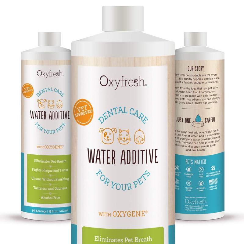 Oxyfresh Pet Solution Mundwasser | Mundspülung für Tiere 473ml