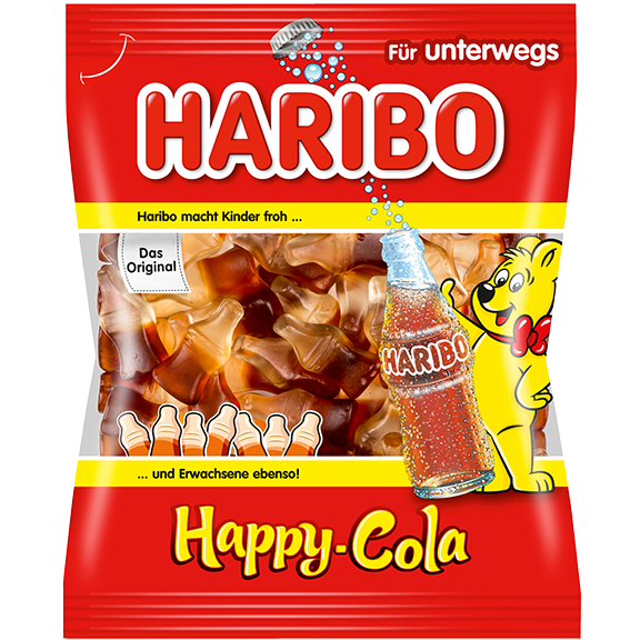 Haribo Happy-Cola Flaschen 100 g Beutel