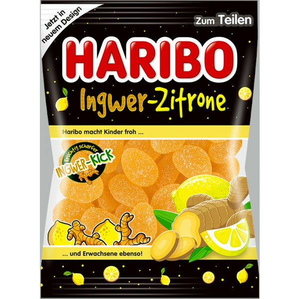 Haribo Ingwer-Zitrone 175 g Beutel