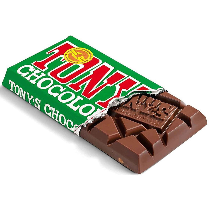 Tony´s Chocolonely - Edle Vollmilchschokolade mit Haselnüssen, 180g