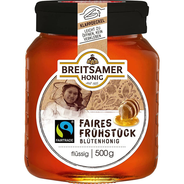 Breitsamer-Honig Faires Frühstück Blütenhonig flüssig  500g
