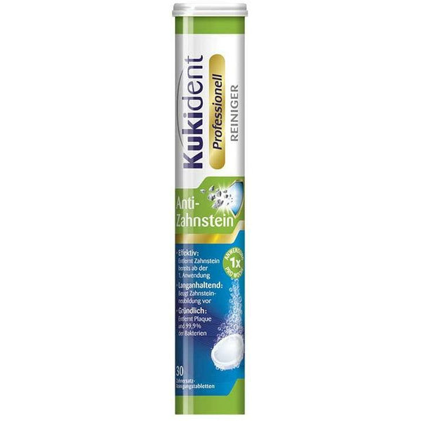 Kukident professional cleaning tablets anti-tartar 30 pieces
