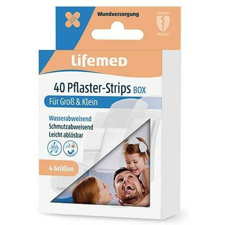 Lifemed Pflaster-Strips Box halbtransparent