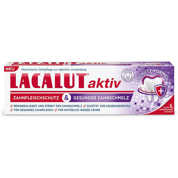 Lacalut aktiv Zahnfleischschutz & Gesunder Zahnschmelz 75 ml