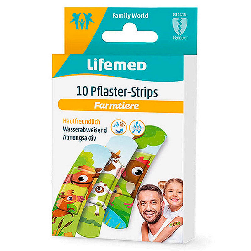 Lifemed Plaster Strips Farm Animals