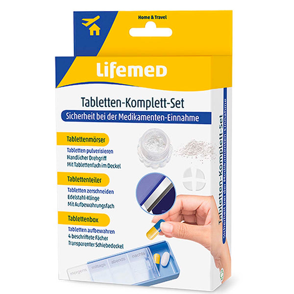 Lifemed Tabletten-Komplett-Set blau