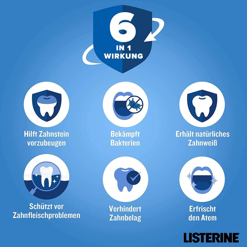 Listerine Total Care Zahnstein-Schutz Mundspülung 600ml