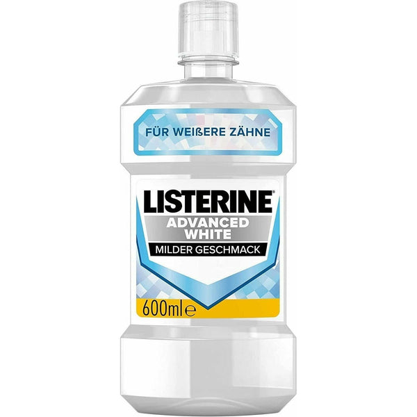 Listerine Advanced White Mild Flavor Mouthwash 600ml