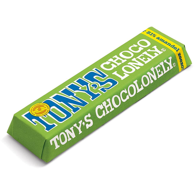 Tony's Chocolonely Zartbitterschokolade mit Mandeln und Meersalz 47g