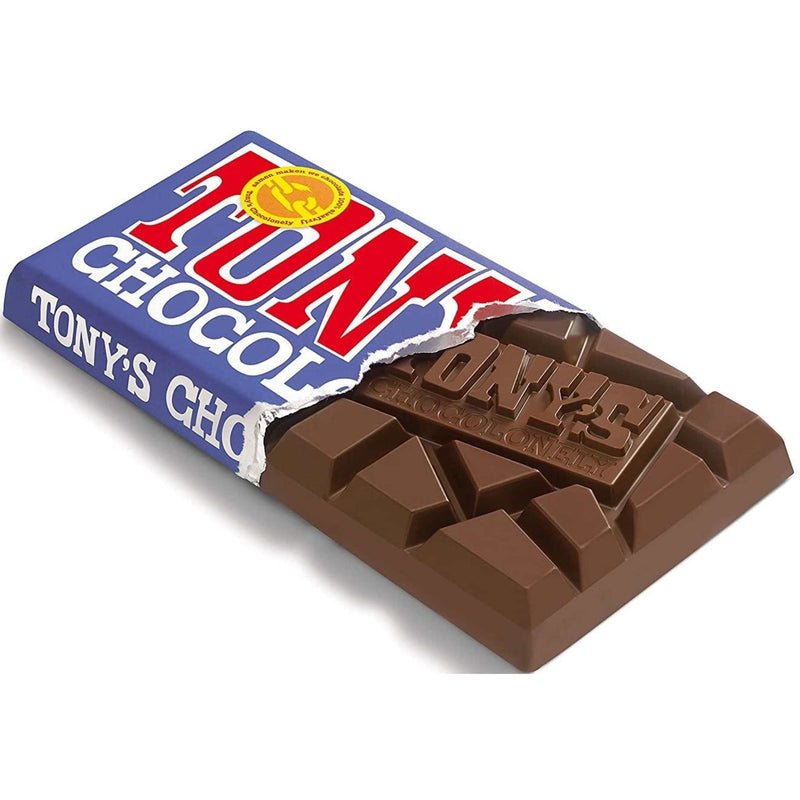 Tony´s Chocolonely - Vollmilchschokolade mit Brezel und Toffee, 180g