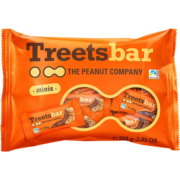 Treetsbar Crunchy Peanut Riegel Minis 200g