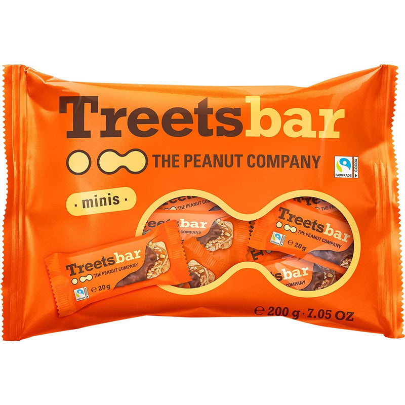 Treetsbar Crunchy Peanut Riegel Minis 200g