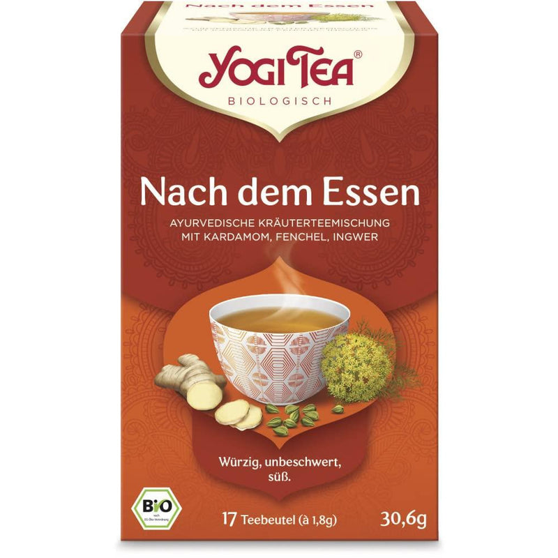 Yogi Tea, Bio nach dem Essen, 17 Teebeutel - 30,6 g