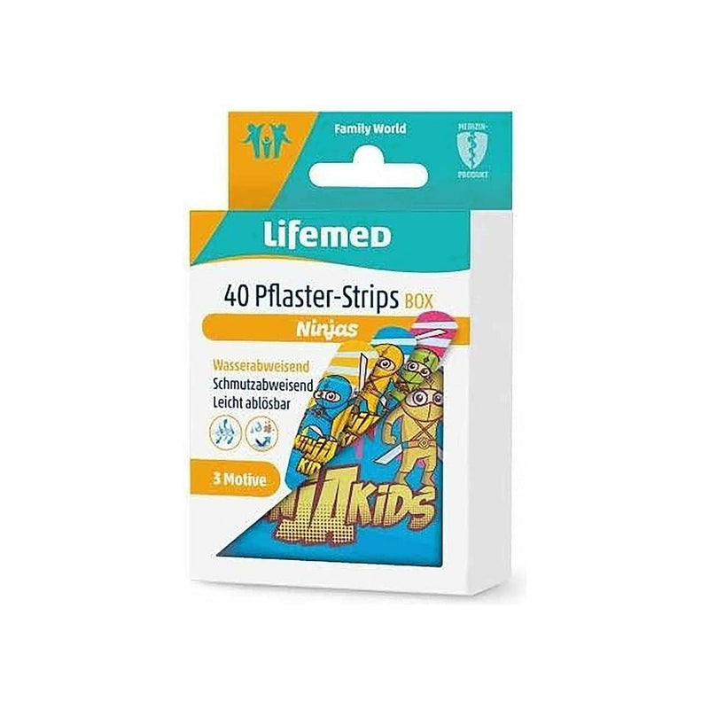 Lifemed Pflaster-Strips Box Ninjas