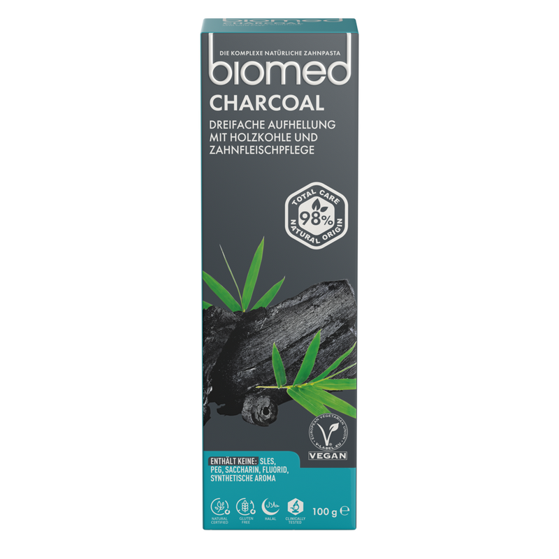 Biomed Toothpaste Charcoal Activated Charcoal 100g